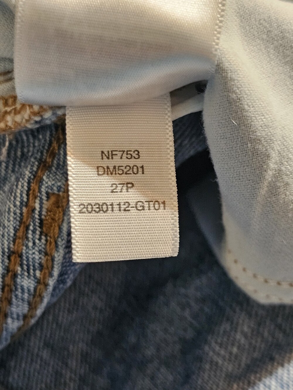 Madewell Petite Baggy Tapered Jeans in Whitwell Wash Size 27 Petite - Picture 10 of 12